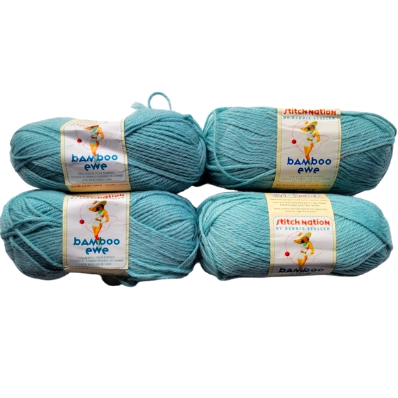 Red Heart Art Nwt Bamboo Ewe Yarn Stitch Nation Debbie Stoller In